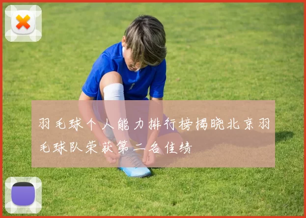 羽毛球个人能力排行榜揭晓北京羽毛球队荣获第二名佳绩