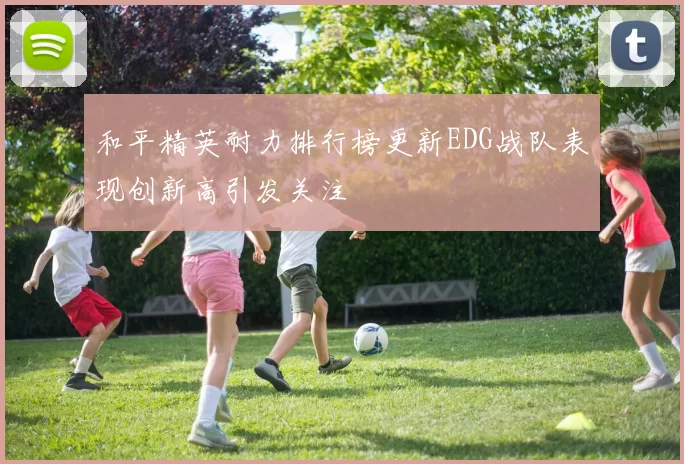 和平精英耐力排行榜更新EDG战队表现创新高引发关注